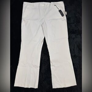 Lane Bryant Off White Black StripeThe Lena Bootcut Dress Pants Size‎ 28